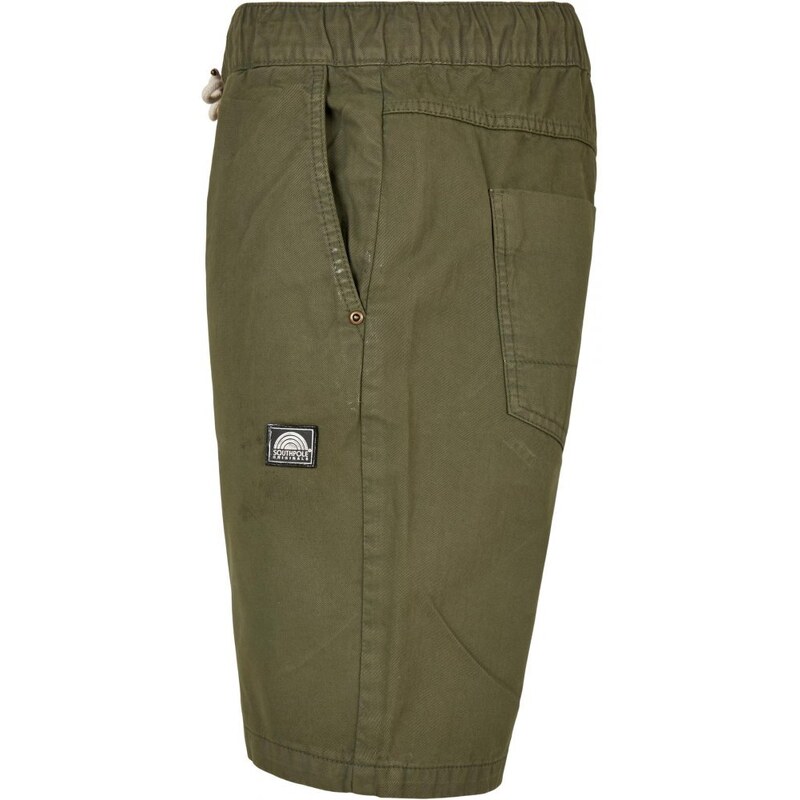 Southpole Twill Shorts - olive