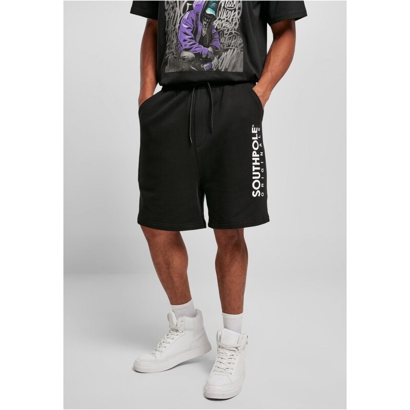 Southpole Basic Sweat Shorts - black