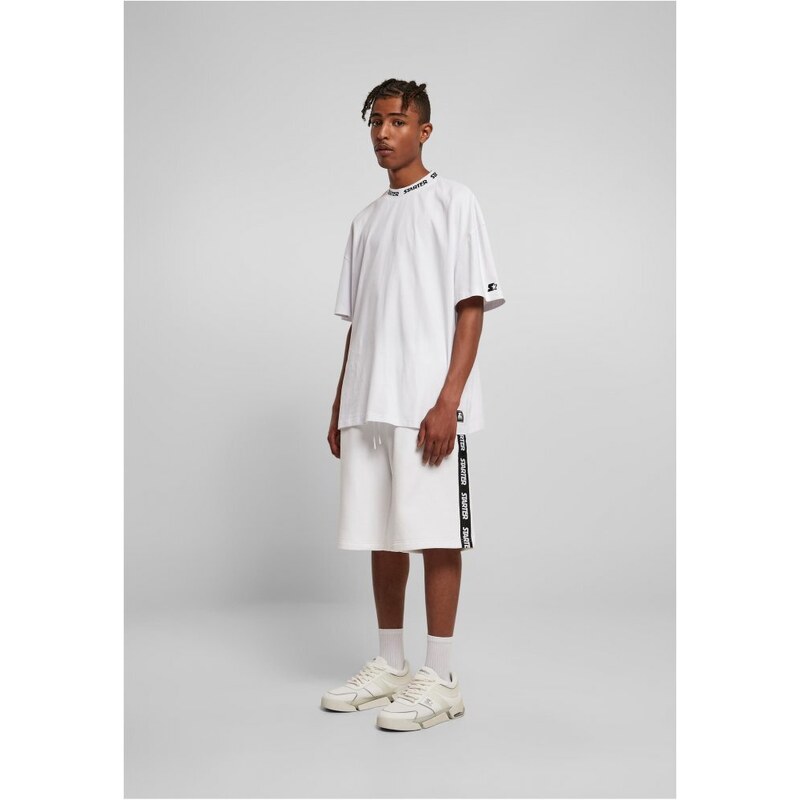 Starter Tape Track Shorts - white