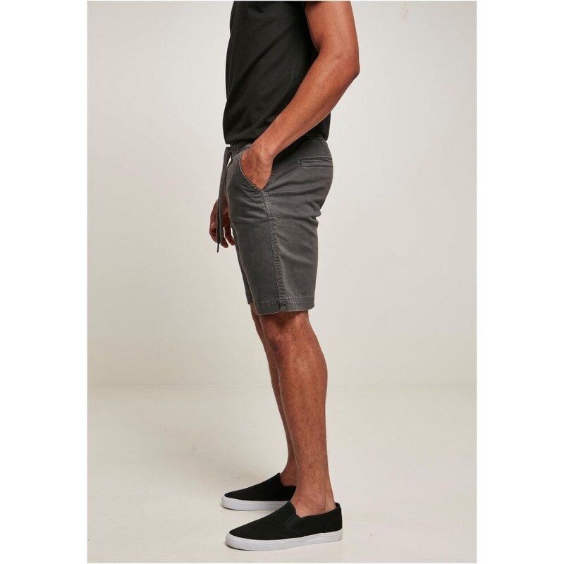 Pánské kraťasy Urban Classics Stretch Twill Joggshorts - tmavě šedé