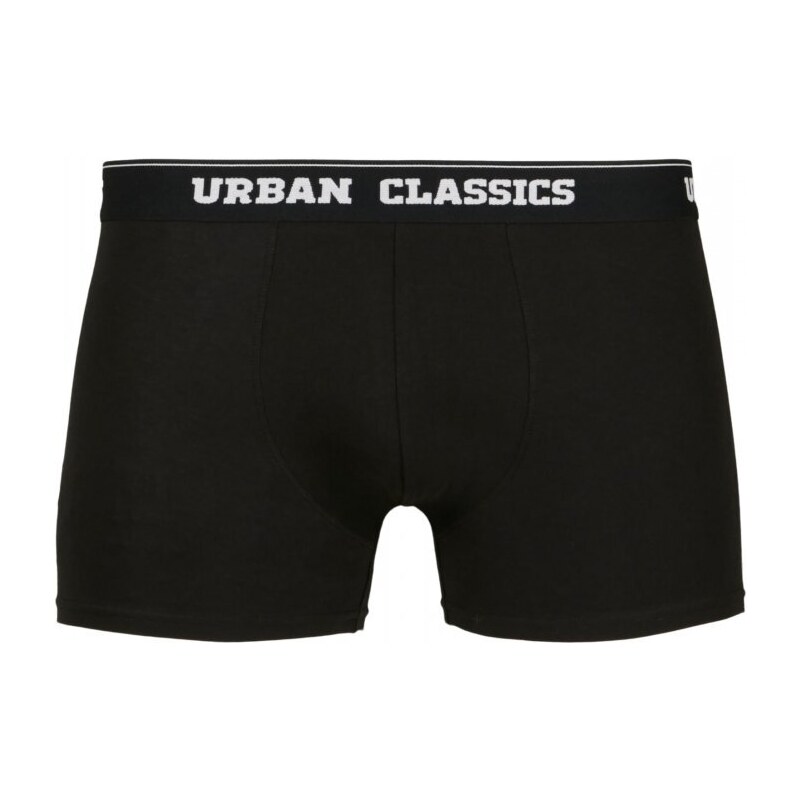 URBAN CLASSICS Organic Boxer Shorts 5-Pack - blk+blk+blk+blk+blk