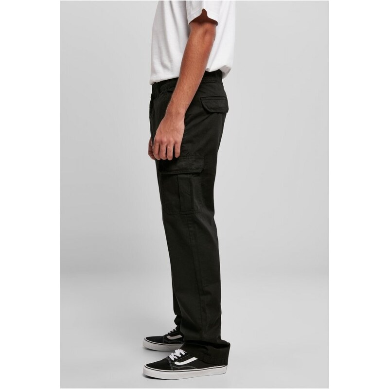 URBAN CLASSICS Straight Leg Cargo Pants - black