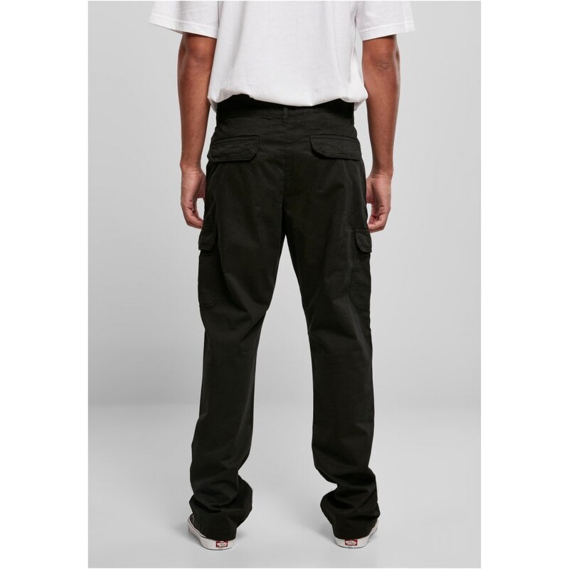 URBAN CLASSICS Straight Leg Cargo Pants - black