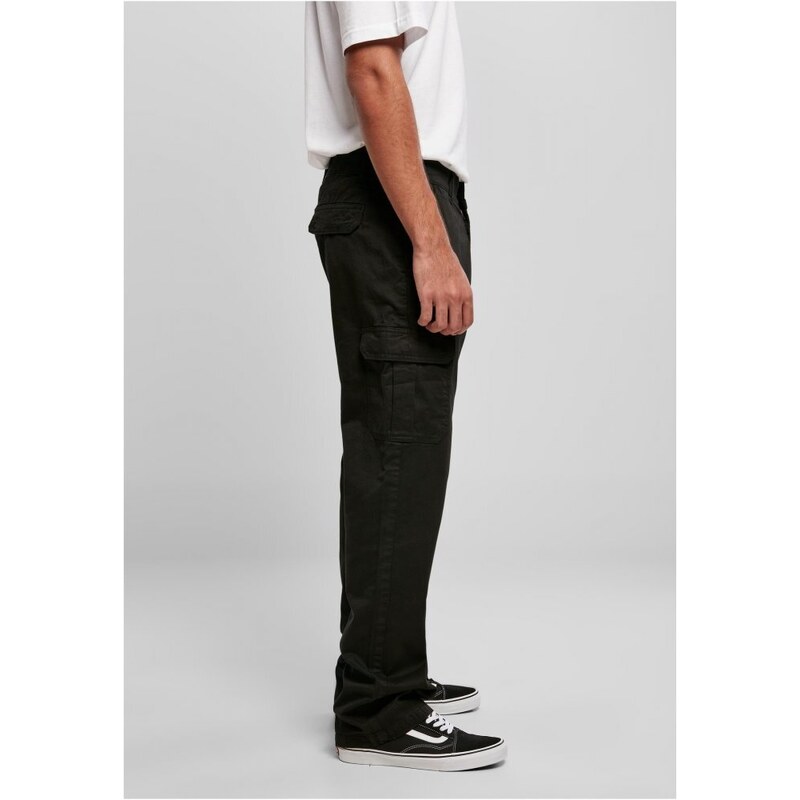 URBAN CLASSICS Straight Leg Cargo Pants - black