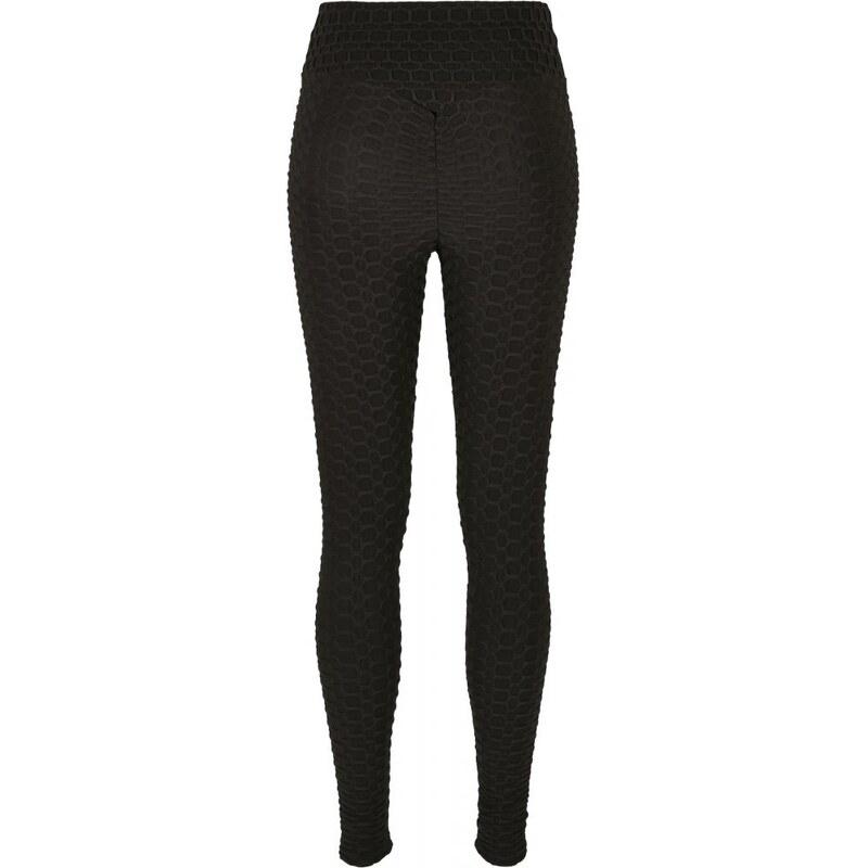 URBAN CLASSICS Ladies High Waist Honeycomb Leggings