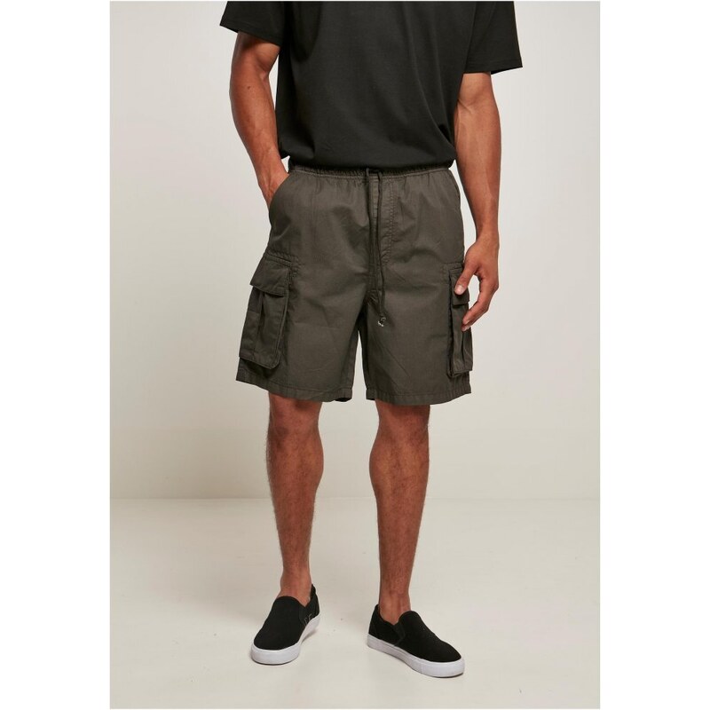 URBAN CLASSICS Pánské kraťasy Short Cargo - šedé