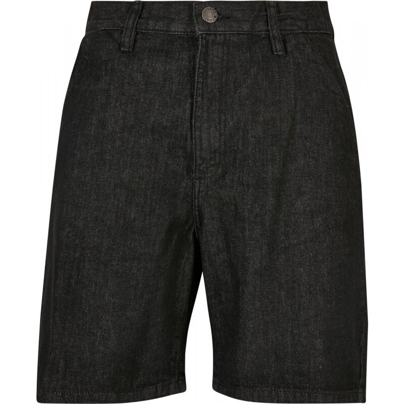 URBAN CLASSICS Organic Denim Bermuda Shorts - black washed