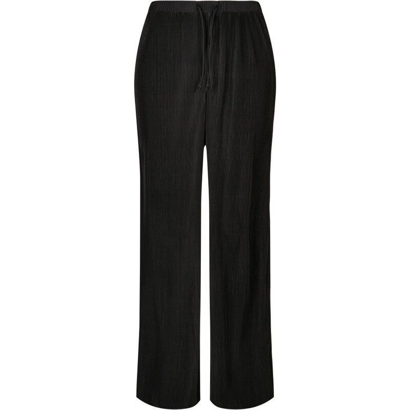 URBAN CLASSICS Ladies Plisse Pants - black