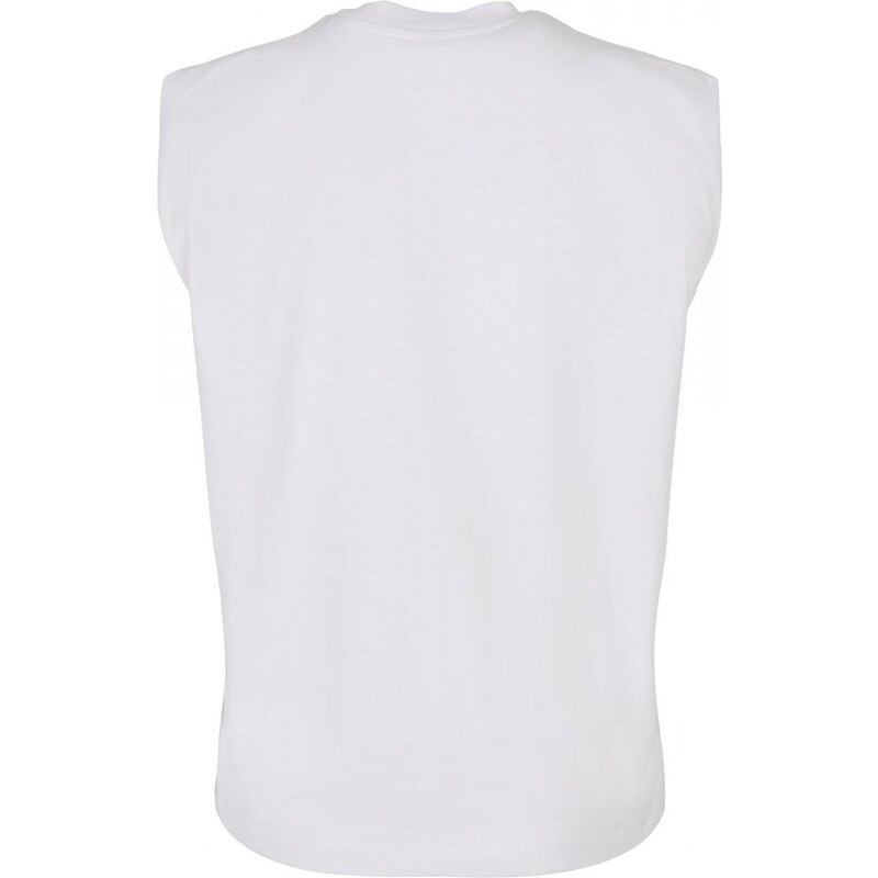 URBAN CLASSICS Ladies Organic Heavy Padded Shoulder Tank Top - white
