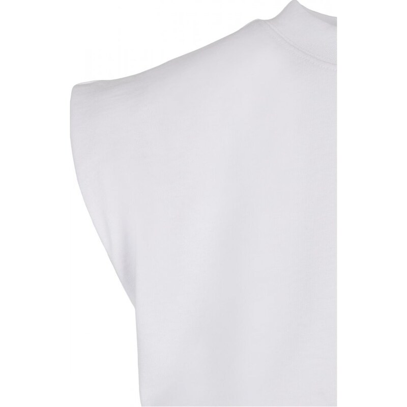 URBAN CLASSICS Ladies Organic Heavy Padded Shoulder Tank Top - white