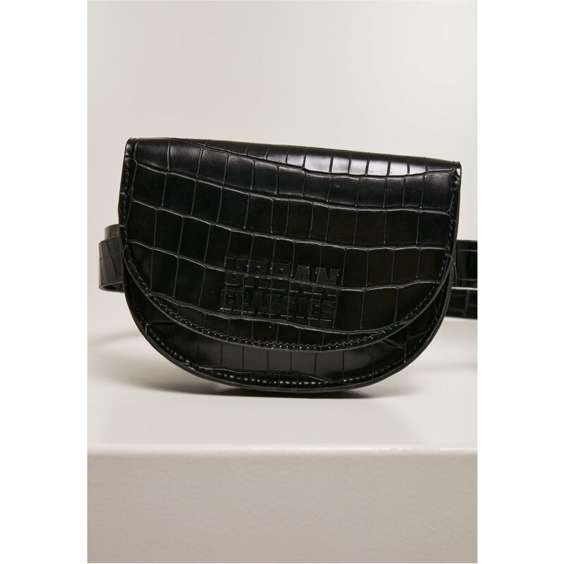 URBAN CLASSICS Croco Synthetic Leather Double Beltbag