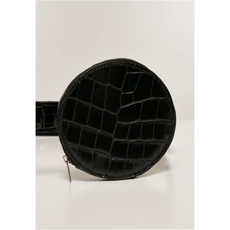 URBAN CLASSICS Croco Synthetic Leather Double Beltbag