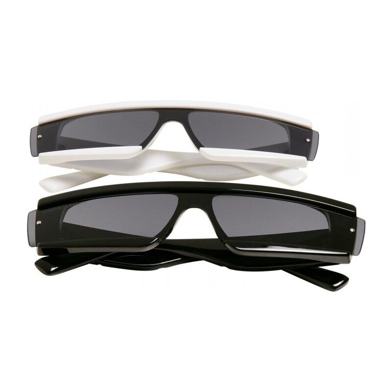 URBAN CLASSICS Sunglasses Alabama 2-Pack - black/white