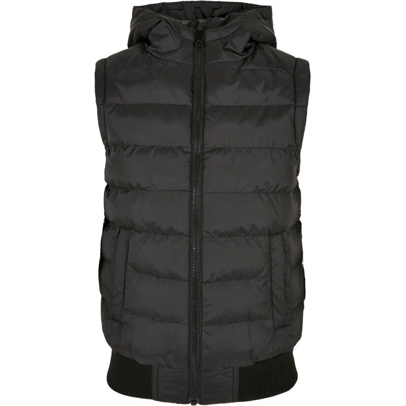 URBAN CLASSICS Boys Small Bubble Hooded Vest