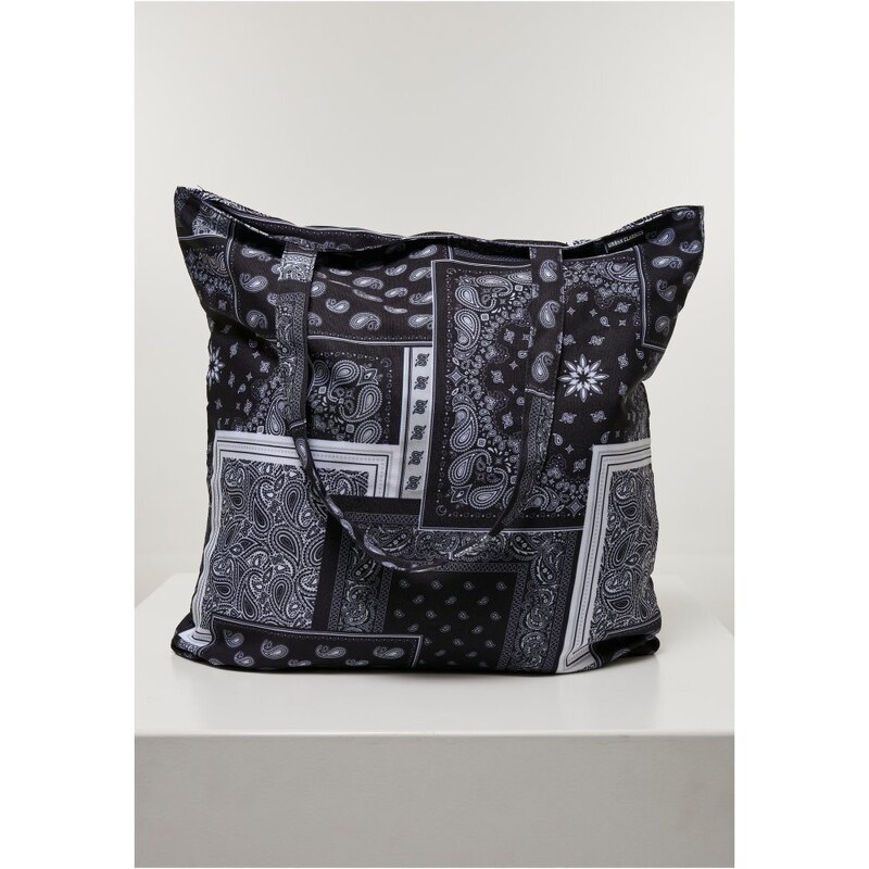 URBAN CLASSICS Bandana Patchwork Print Tote Bag