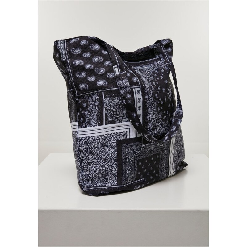 URBAN CLASSICS Bandana Patchwork Print Tote Bag