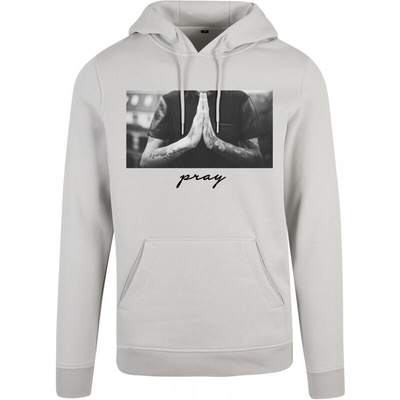 Pánská mikina Mister Tee Pray - šedá