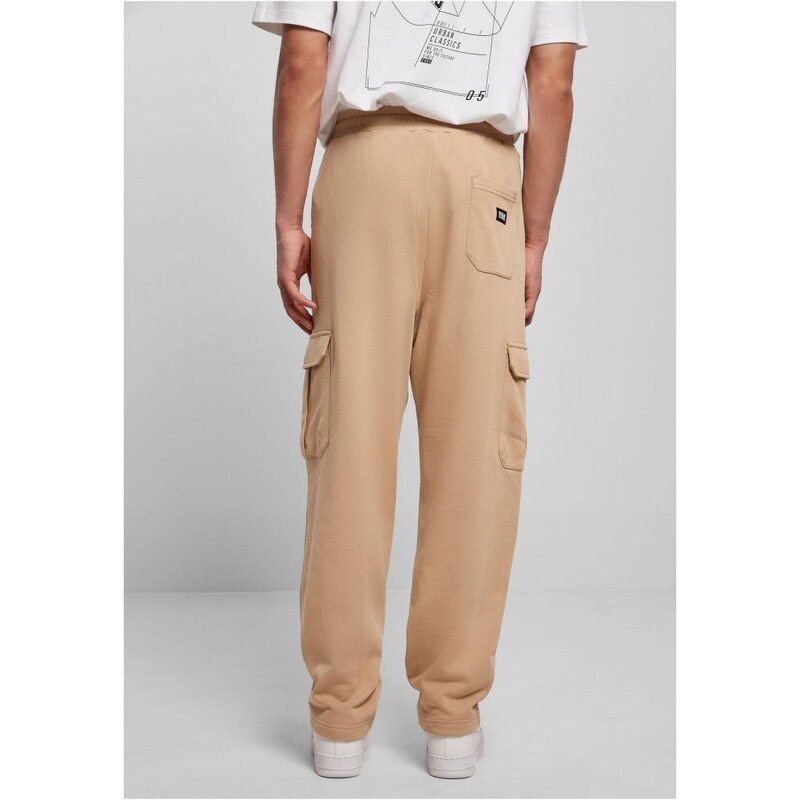 Pánské tepláky Urban Classics 90‘s Cargo Sweatpants - béžové