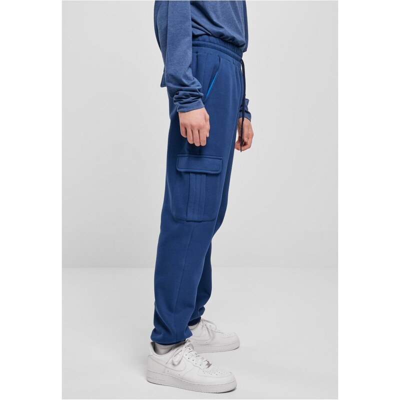 Pánské tepláky Urban Classics Cargo Sweatpants - modré