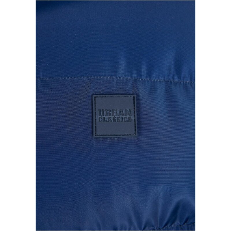 Pánská zimní bunda Urban Classics Hooded Puffer Jacket - modrá