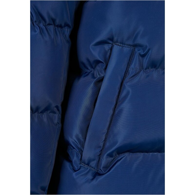 Pánská zimní bunda Urban Classics Hooded Puffer Jacket - modrá