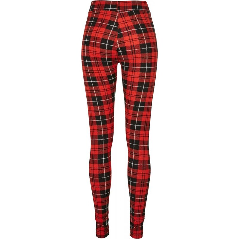 URBAN CLASSICS Ladies Soft AOP Leggings - redcheck