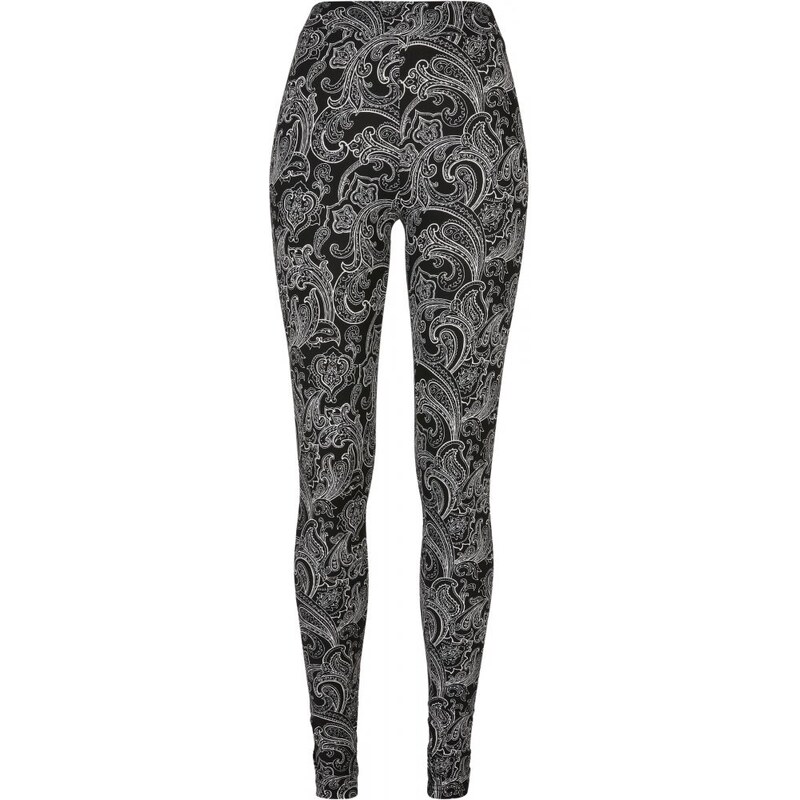 URBAN CLASSICS Ladies Soft AOP Leggings - blacknewpaisley 73746588