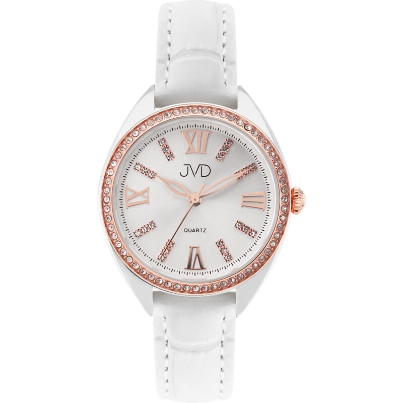 JVD Dámské rose gold náramkové hodinky JVD JG1028.2