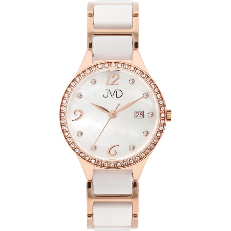JVD Dámské rose gold náramkové hodinky JVD JG1031.3