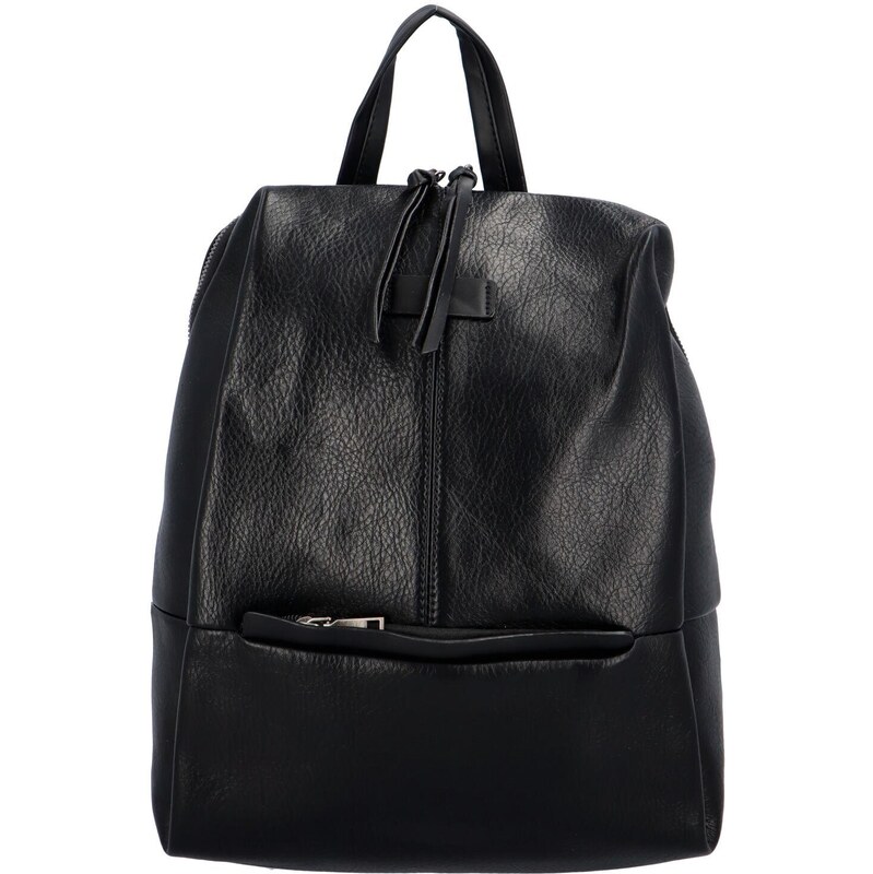 Turbo bags Dámský koženkový designový batůžek/taška Alfredo, černá 105226189