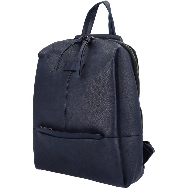 Turbo bags Dámský koženkový designový batůžek/taška Alfredo, modrá