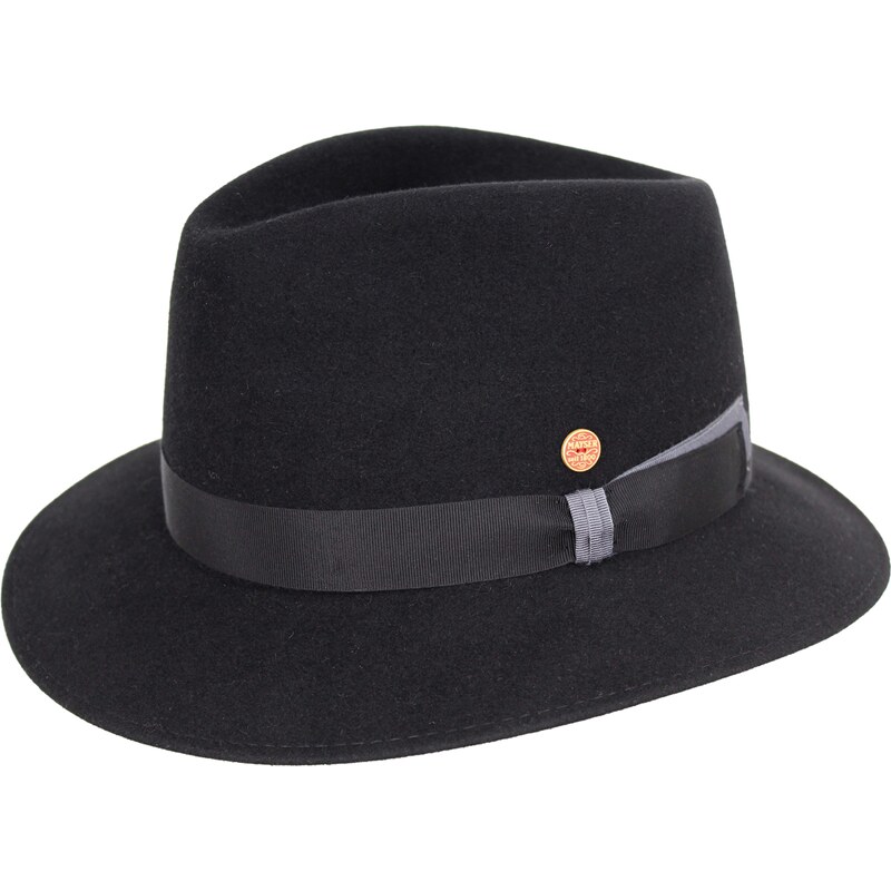 Luxusní černý klobouk Mayser - Felix