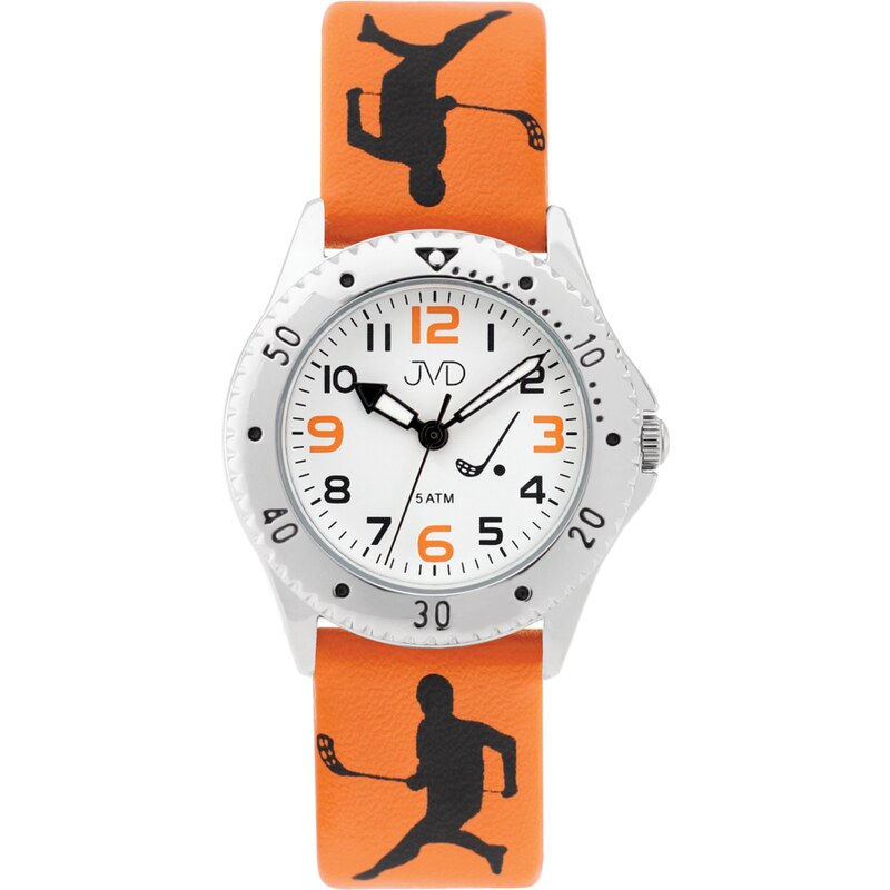 JVD Oranžové dětské florbalové náramkové hodinky JVD J7209.3