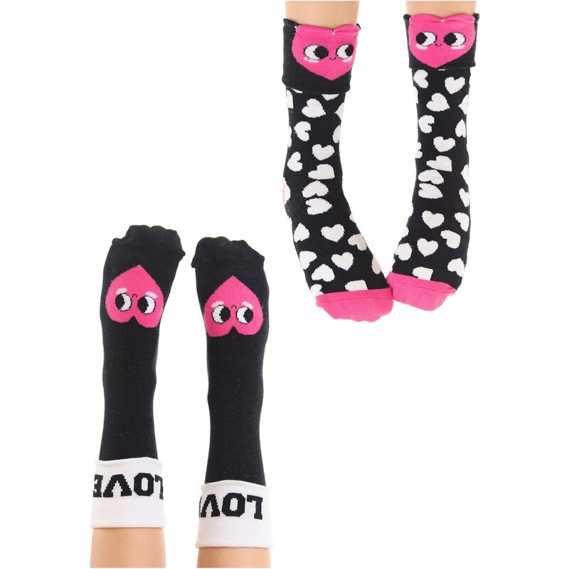 Mushi Love Girl's 2-Piece Socks Set