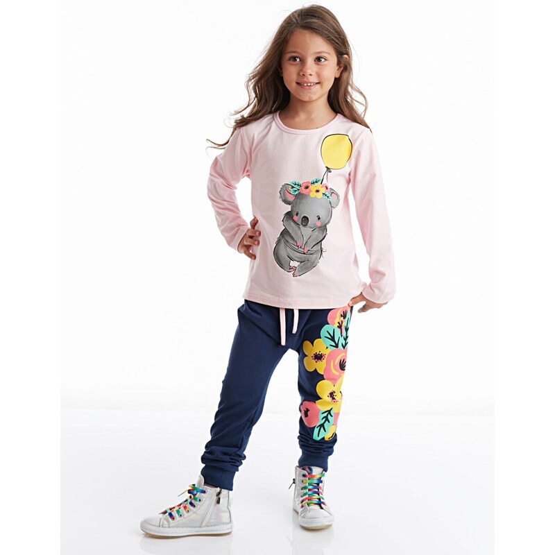 mshb&g Balloon Koala Girl's T-shirt Trousers Set