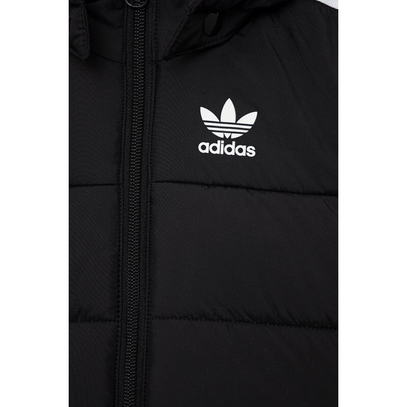 Dětská bunda adidas Originals černá barva