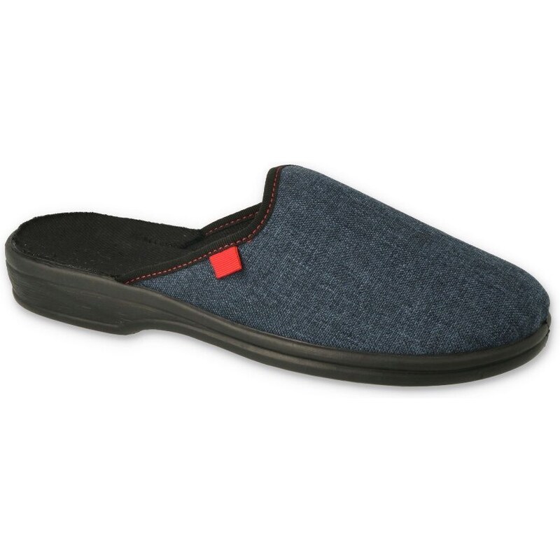 Pantofle bačkory papuče pánské Befado 089M415 modré jeans