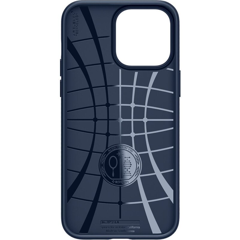 Ochranný kryt pro iPhone 14 Pro - Spigen, Liquid Air Navy Blue