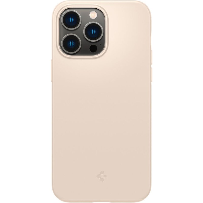 Ochranný kryt pro iPhone 14 Pro - Spigen, Thin Fit Sand Beige