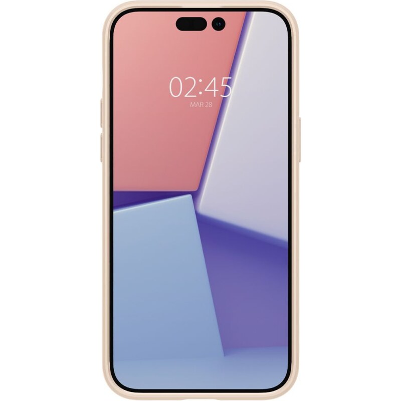 Ochranný kryt pro iPhone 14 Pro - Spigen, Thin Fit Sand Beige