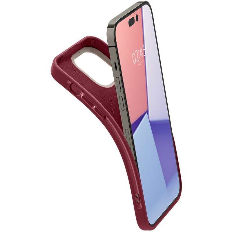 Ochranný kryt pro iPhone 14 Pro - Spigen, Cyrill Ultra Color Mag Sangria