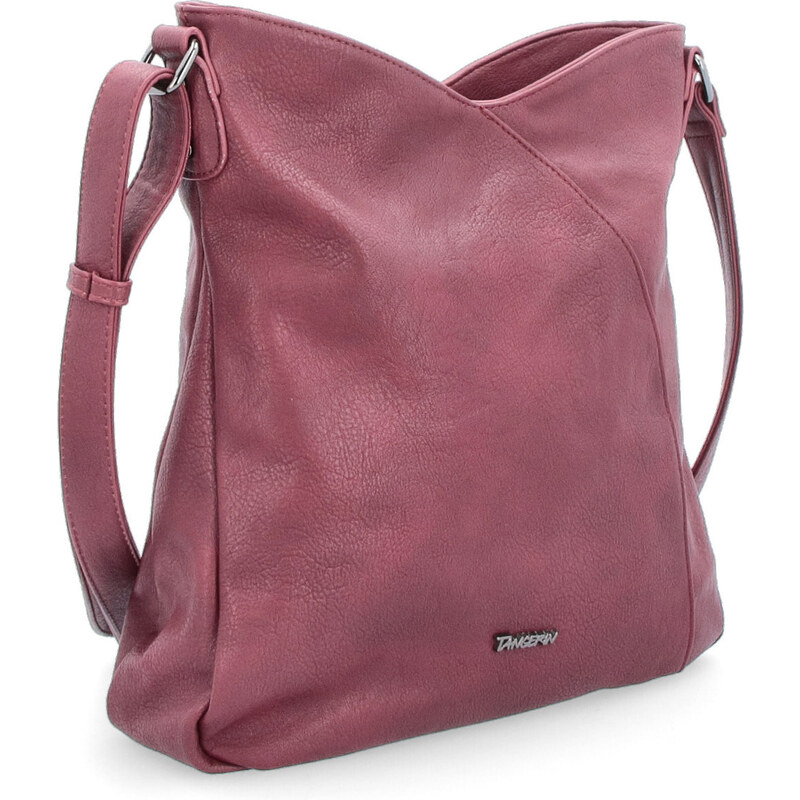 Kabelka ze syntetické kůže crossbody Tangerin vínová 8023 BO 106554324