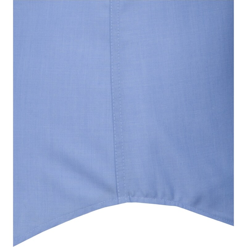 Pánská středně modrá nežehlivá košile Shaped fit Seidensticker Krátký rukáv
