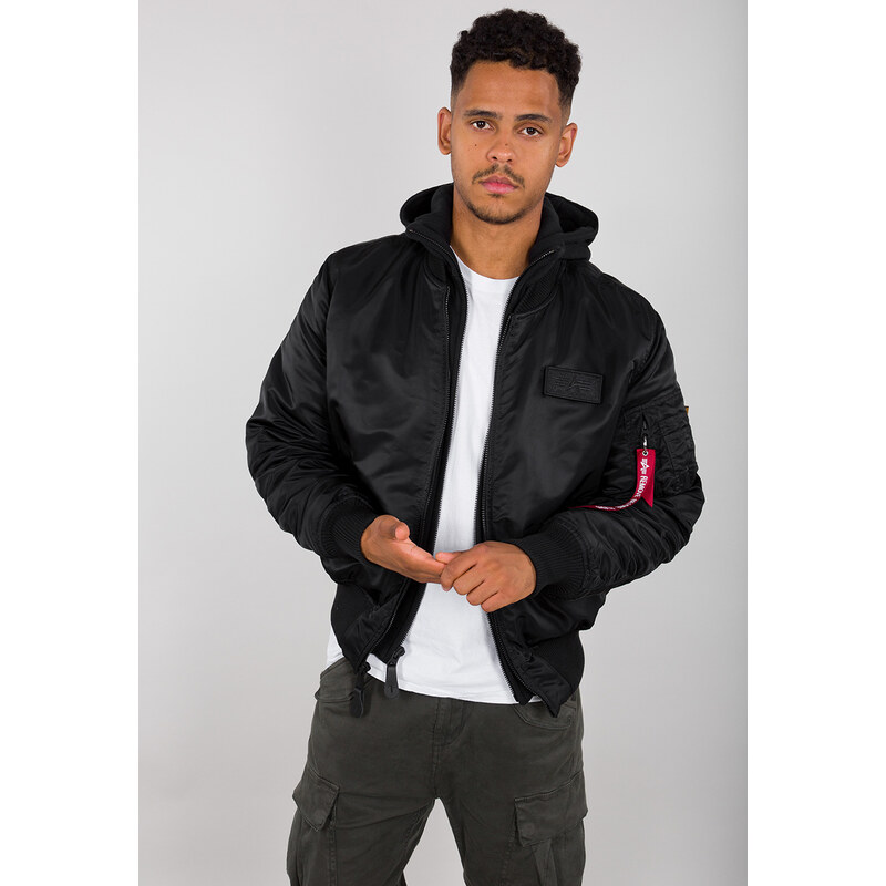 Alpha Industries Bunda MA-1 ZH Back Print black/reflective 76267789