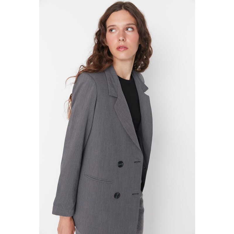 Women's blazer Trendyol Gray