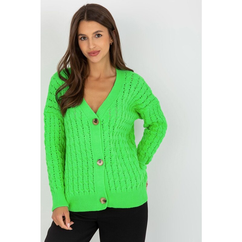 Svetr na zapínání model 170806 Rue Paris