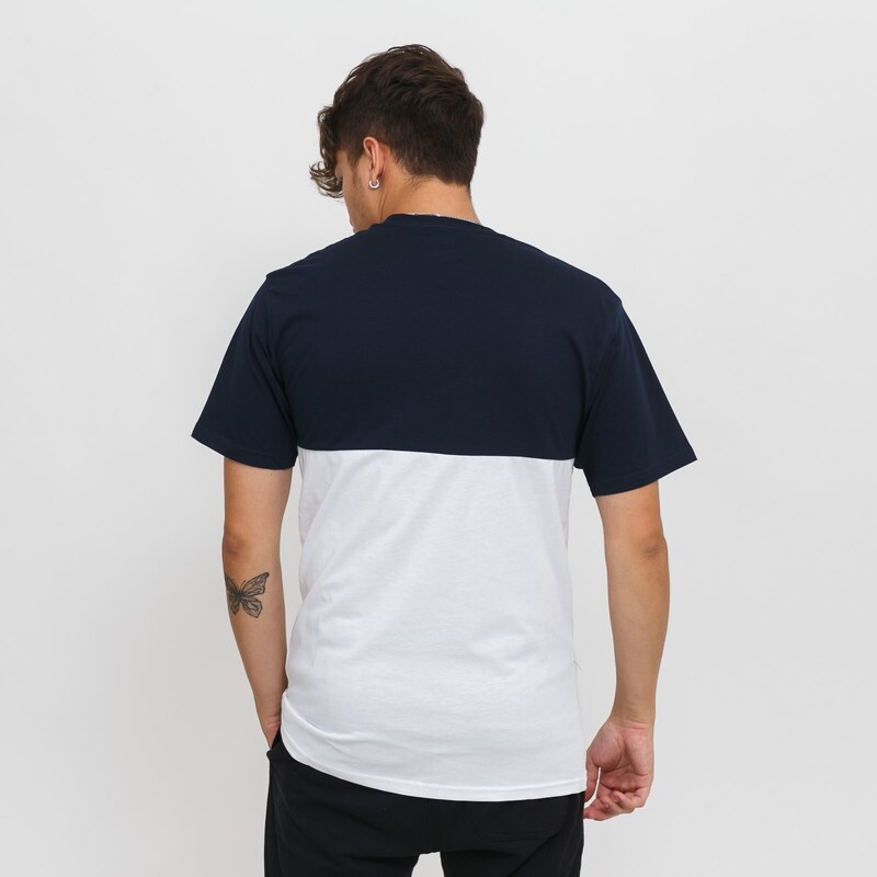 Vans MN COLORBLOCK TEE WHITE/DRESS BLUES