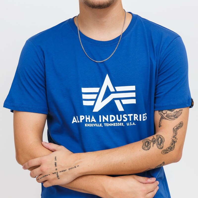 Alpha Industries Basic T-Shirt NASA blue