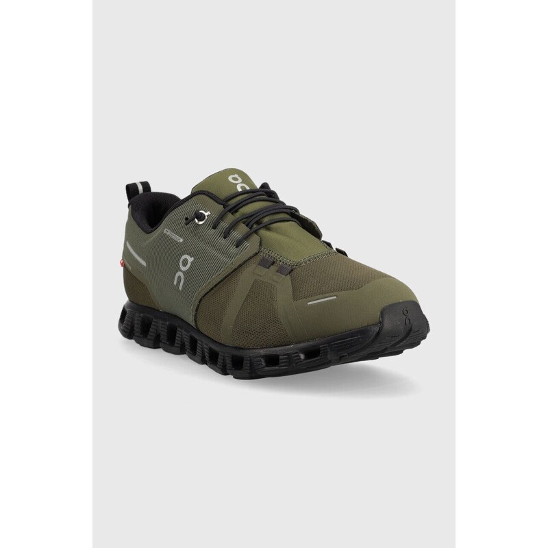 Běžecké boty On-running Cloud Waterproof zelená barva, 599884