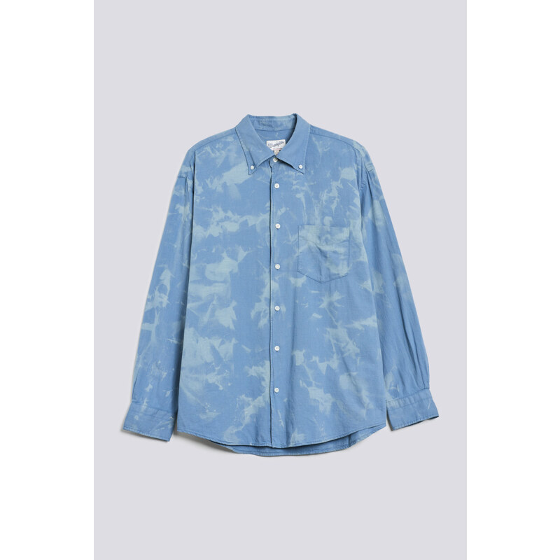 KOŠILE GANT W. REL COTTON WOOL BLEACHED SHIRT modrá S